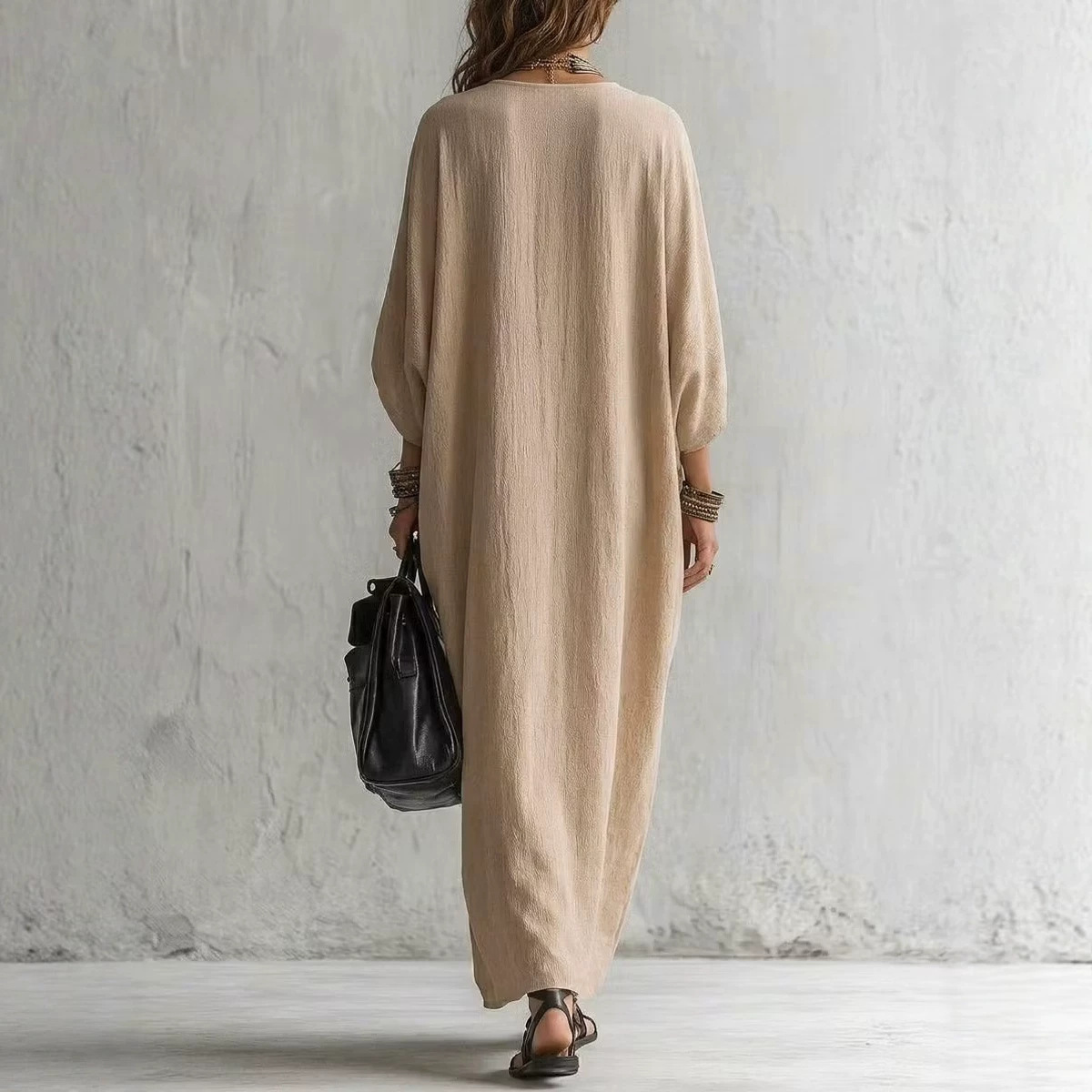Vestido maxi caftán bordado es - Cover Up Kaftan reseña y precio