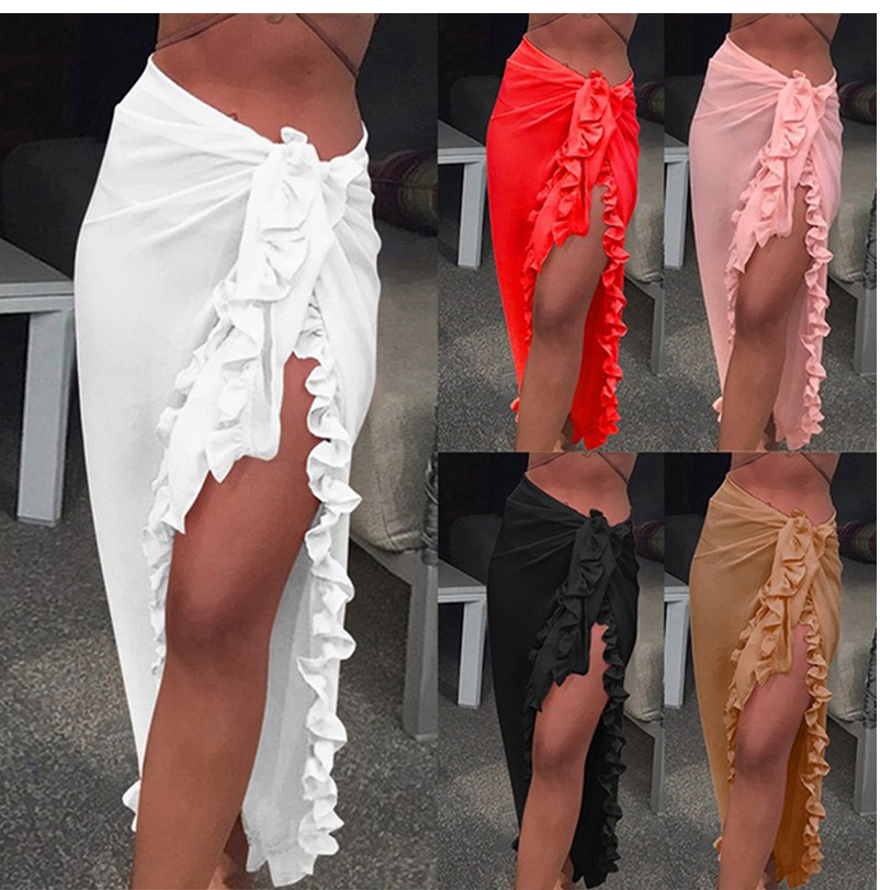 Pareo con volantes en 5 colore - Cover Up Kaftan reseña y precio