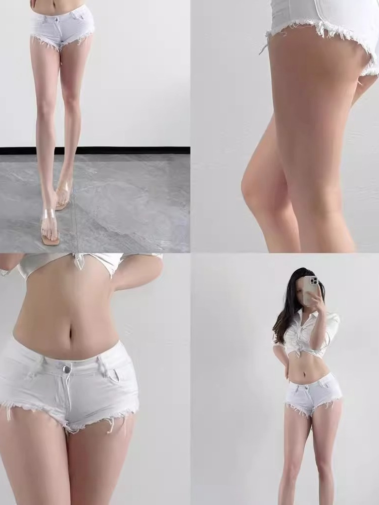 Shorts Cortos Sexys Estilo Ame - Shorts Denim Frayed reseña y precio