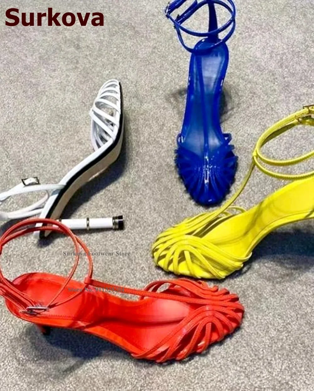 Surkova, sandalias de tacón al - Sandal Strappy Heeled reseña y precio