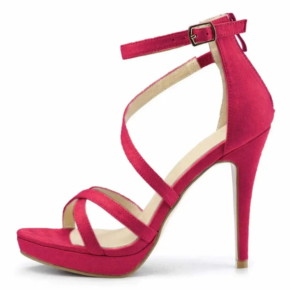 Sandalias de mujer, zapatos de - Sandal Strappy Heeled reseña y precio